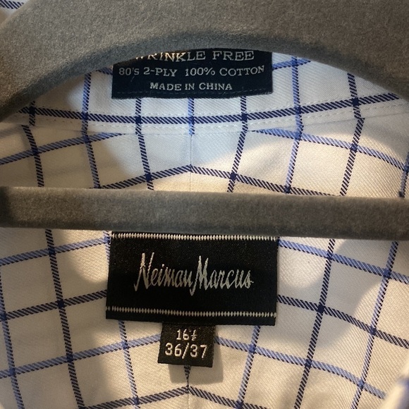 𝅺NEIMAN Marcus Wrinkle Free Men’s Dress Shirt - Picture 2 of 8